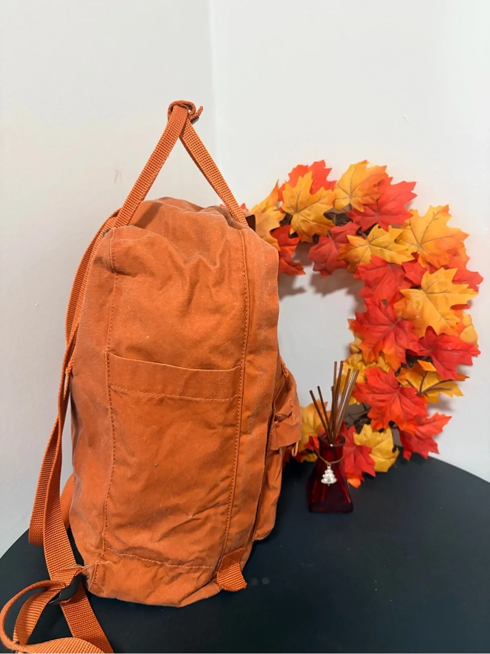 Fjallraven Kånken Backpack in Rust Orange Classic size